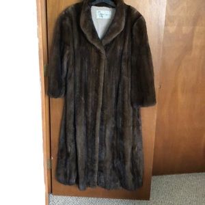Full length mink coat